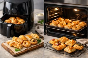 Blätterteig: Luftfritteuse oder Ofen?