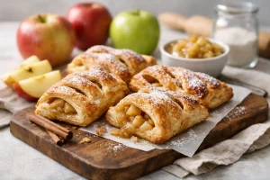 Blätterteig mit Apfel: schnell und himmlisch