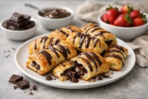 Blätterteig mit Schokolade: schnell & himmlisch