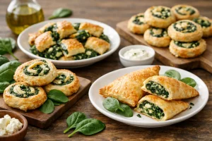 Blätterteig Rezepte mit Spinat, die immer gelingen