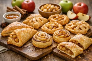 Süße Blätterteig Rezepte mit Apfel