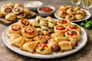 12 Blätterteig Snacks Party-Ideen