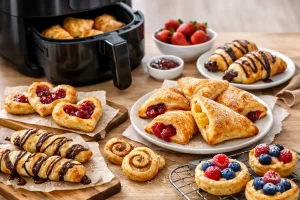 8 süße Blätterteig Rezepte im Airfryer