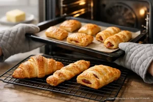 Blätterteig aufbacken ohne Durchweichen