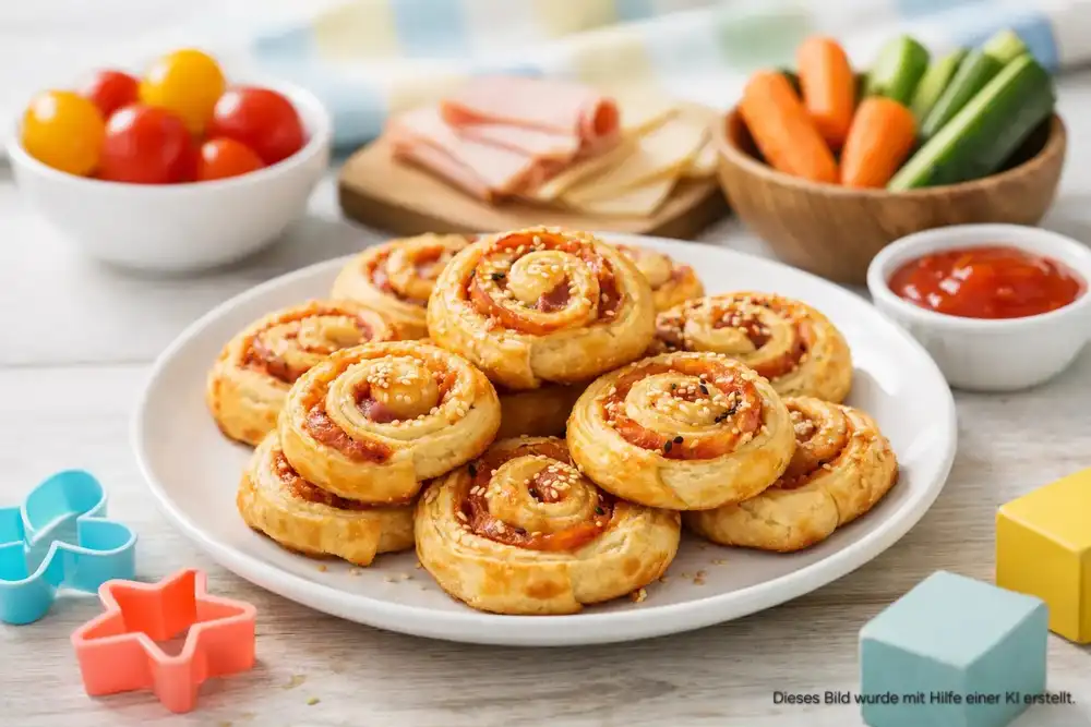 Blätterteig Schnecken für Kinder leicht gemacht