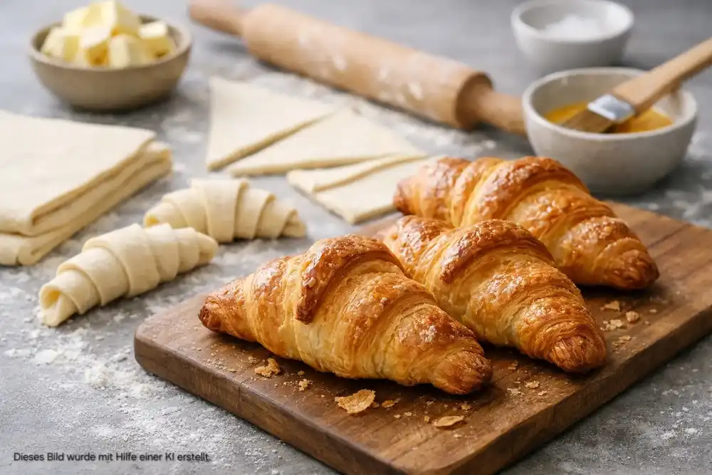 Blätterteig Croissants selber machen leicht