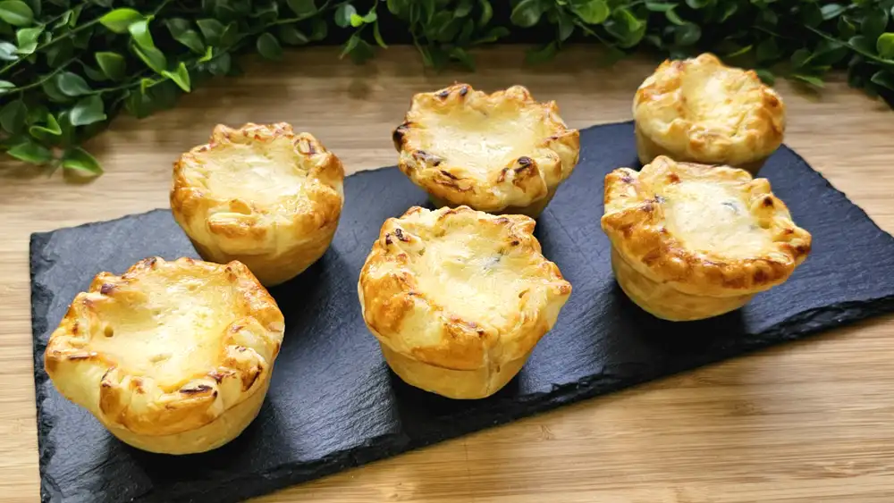 Jaffa Cake Quark Muffins aus Blätterteig